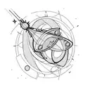 Haley's comet tattoo design idea