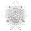 Haley's comet tattoo design idea