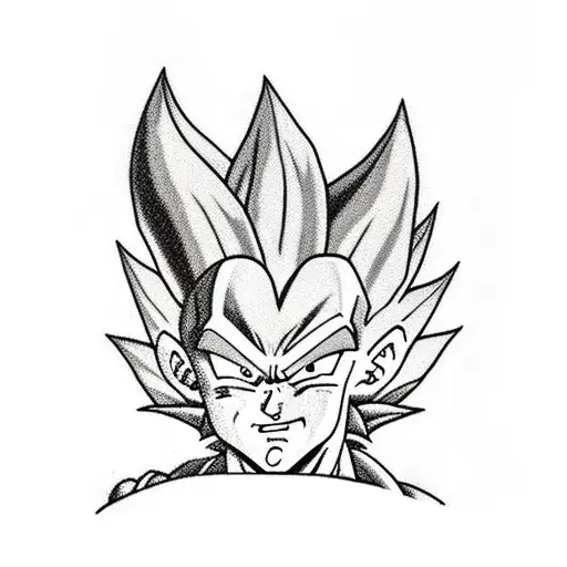 vegeta and goku tattoo design idea