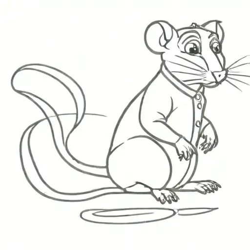 Ratatouille tattoo design idea