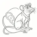 Ratatouille tattoo design idea