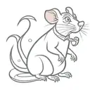 Ratatouille tattoo design idea