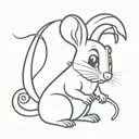 Ratatouille tattoo design idea