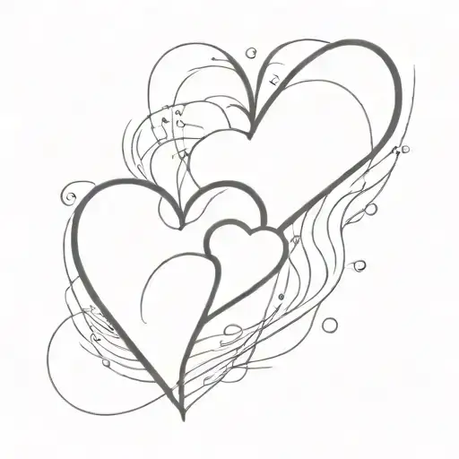 two handsome Koreans show a heart tattoo design idea