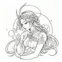 blessing of the celestials manhwa tattoo design idea