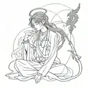 blessing of the celestials manhwa tattoo design idea