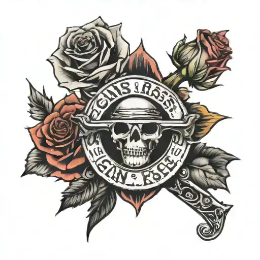 guns n roses tattoo design idea