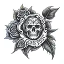 guns n roses tattoo design idea