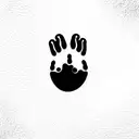 tiger paw eye  tattoo design idea