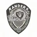 Oakland raiders football club logo tattoo design idea