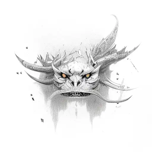 double suicide by headshot tattoo design idea