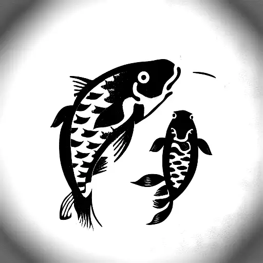 Koi Fish tattoo design idea