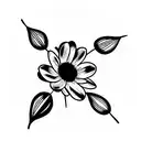 wildflowers  tattoo design idea