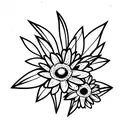 wildflowers  tattoo design idea