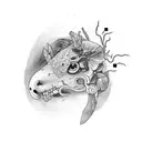 tattoo based on my life so far, I was raised by my grandparents, my mother died young, I became a nurse, I play several  tattoo design idea