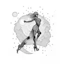 stick figure tattoo design idea