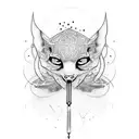 stick figure tattoo design idea