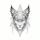 dreams and nightmares tattoo design idea