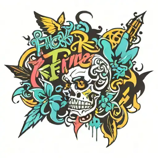 fuck Rina tattoo design idea