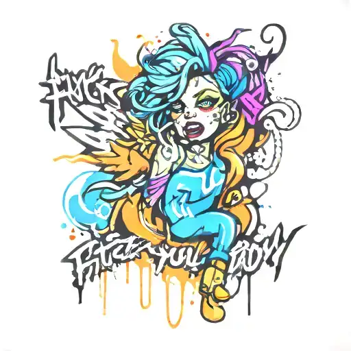 fuck you Brittney tattoo design idea