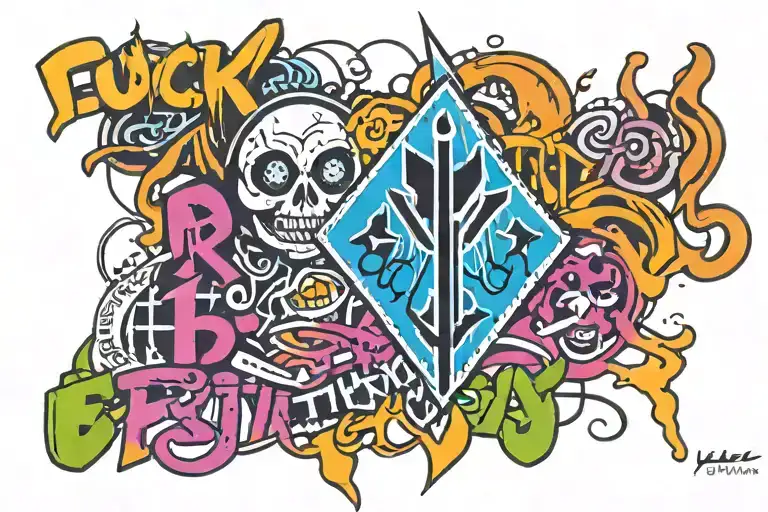 fuck you Brittney tattoo design idea