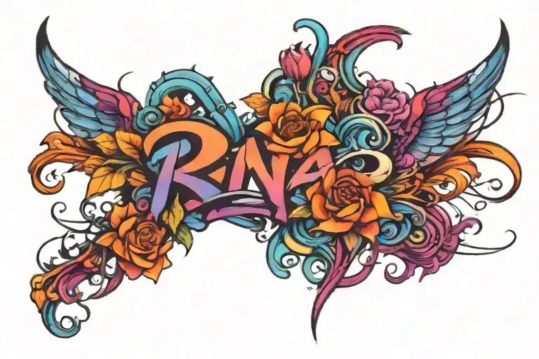 rina tattoo design idea