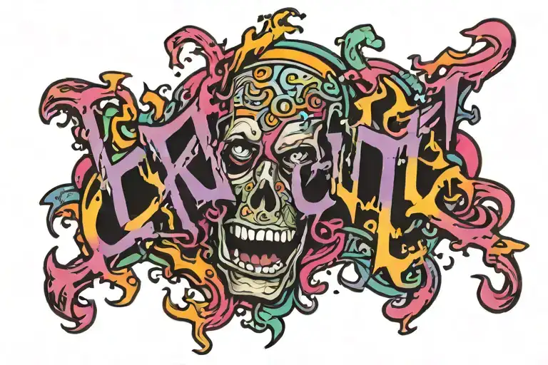 cunt tattoo design idea