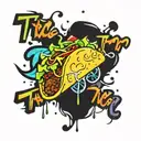 to taco tattoo design idea