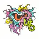 cunt tattoo design idea