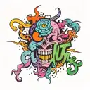 cunt tattoo design idea