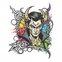 Loki marvel tattoo design idea