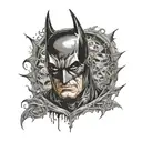 batman tattoo design idea