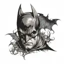 batman tattoo design idea