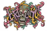 cunt tattoo design idea