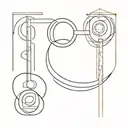 minimal line tatoo inspired from the galaxy, human and ancient Greece   tattoo design idea