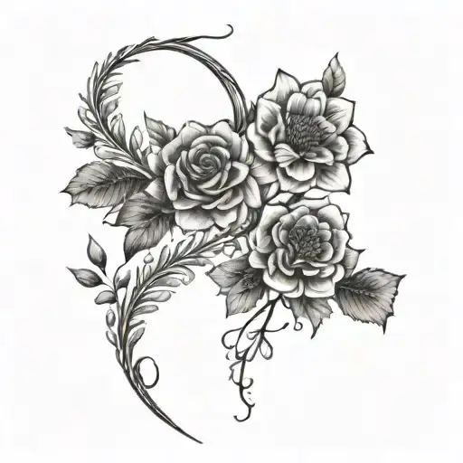 life is beautiful you just need to learn how to live it floral spine tattoo tattoo design idea