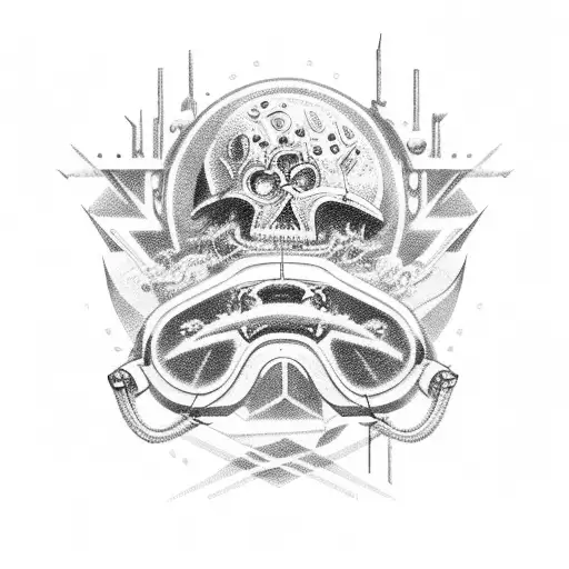 thunder road tattoo design idea