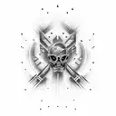 thunder road tattoo design idea