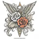 FORGIVEN tattoo design idea