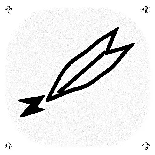 Arrow for 3 sisters tattoo design idea