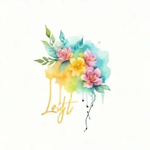 Let it Go tattoo design idea