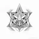 pentagon tattoo design idea