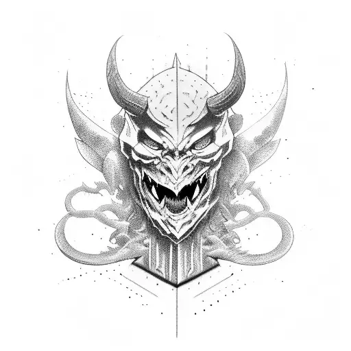 demon slayer tattoo design idea