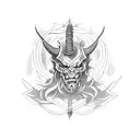 demon slayer tattoo design idea