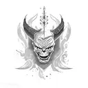 demon slayer tattoo design idea