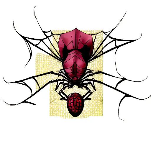 Spider tattoo design idea