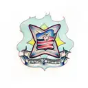 Simple stitches  tattoo design idea