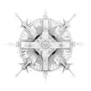 Roman numerals tattoo design idea