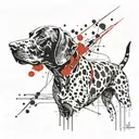 German Shorthaired Pointer tattoo design idea