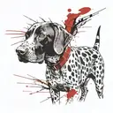 German Shorthaired Pointer tattoo design idea
